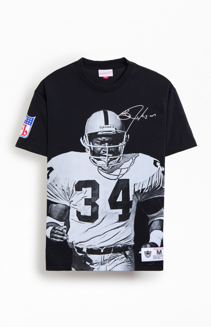 Mitchell & Ness Raiders Bo Jackson Ultimate Player T-Shirt | Pacsun