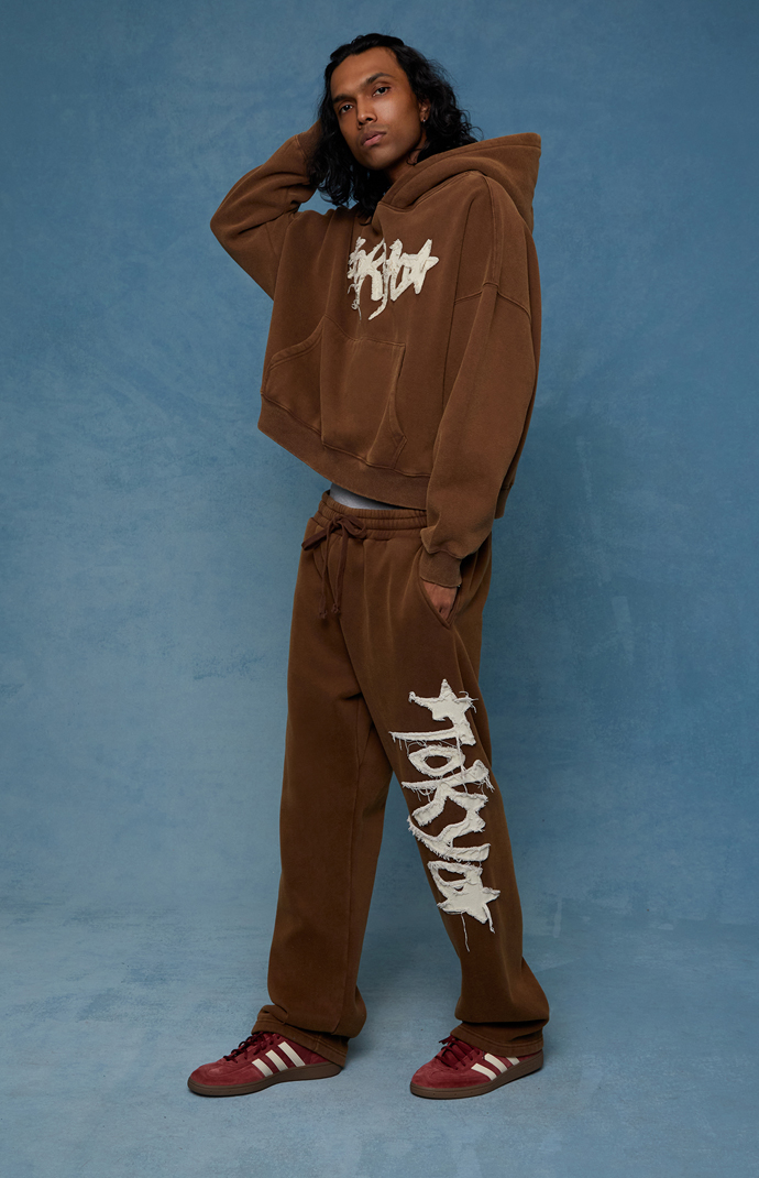 Pacsun Tokyo Raw Applique Baggy Sweatpants | Pacsun