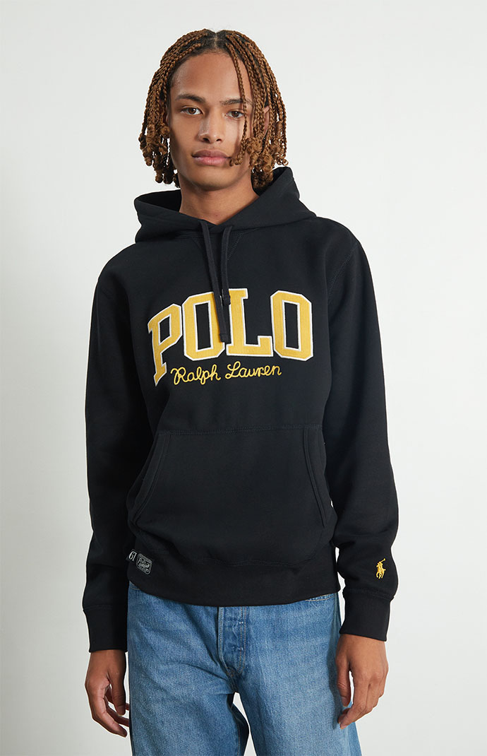 Polo ralph lauren logo best sale hoodie