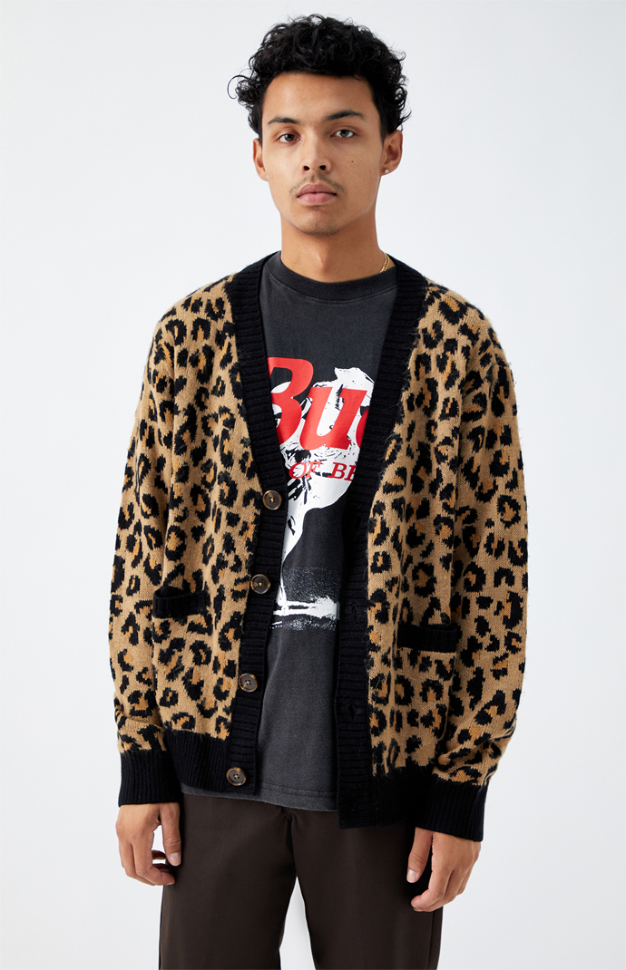 PacSun Leopard Knit Cardigan | PacSun