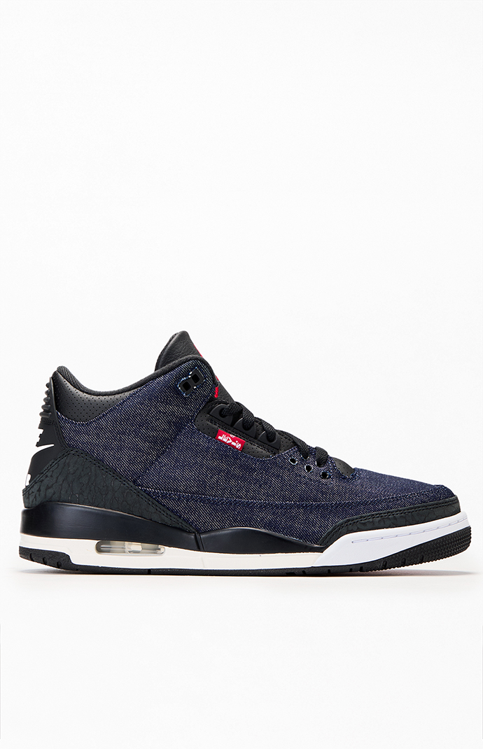 Air Jordan 3 x Levi's Retro Denim Blue Shoes | Pacsun