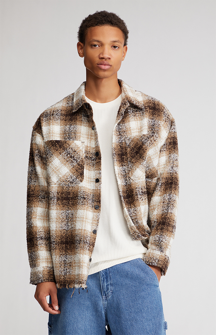 PacSun Sunstone Plaid Shacket PacSun