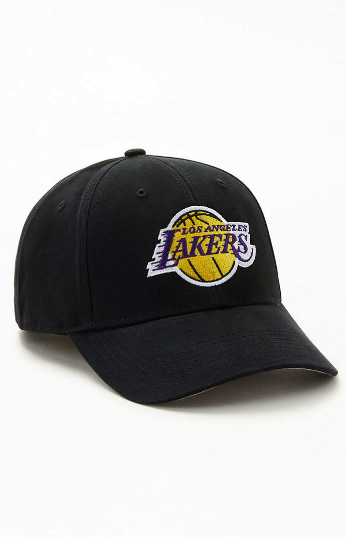 47 Brand Kids Black LA Lakers Velcro Back Hat PacSun