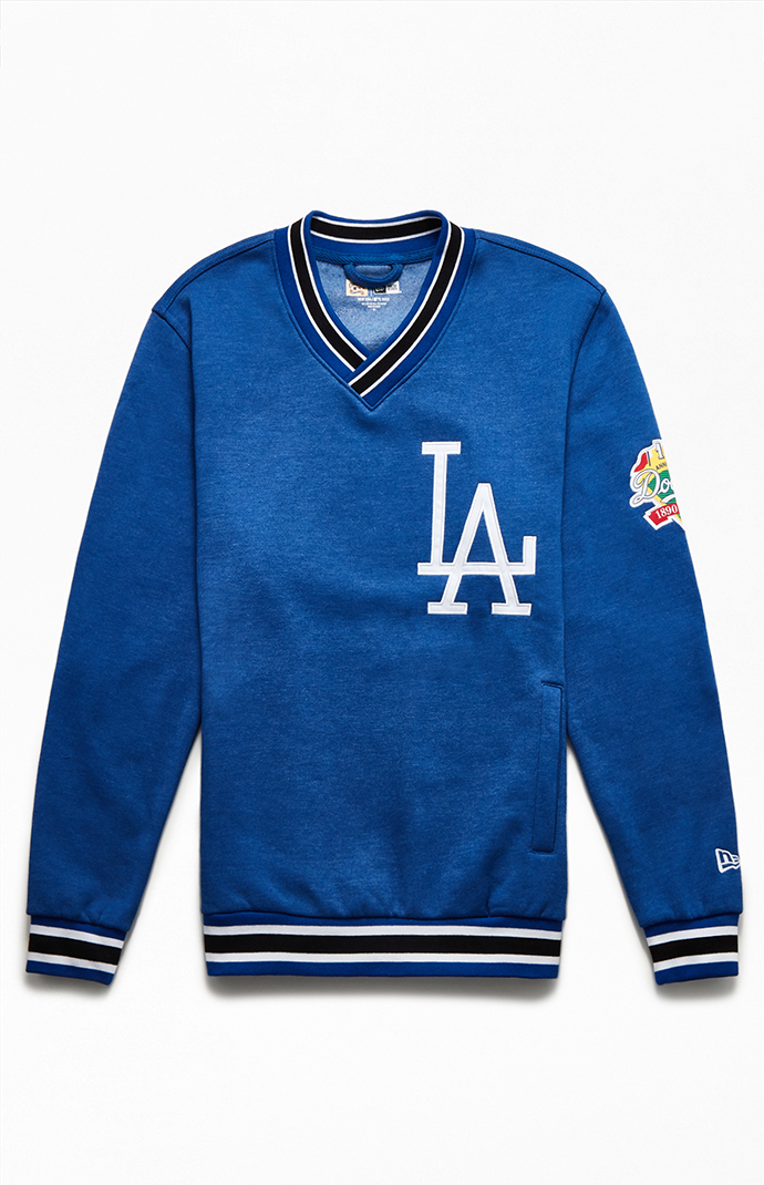 Retro Baseball Jersey – La Dodgers – Pullover – V-neck Ringer