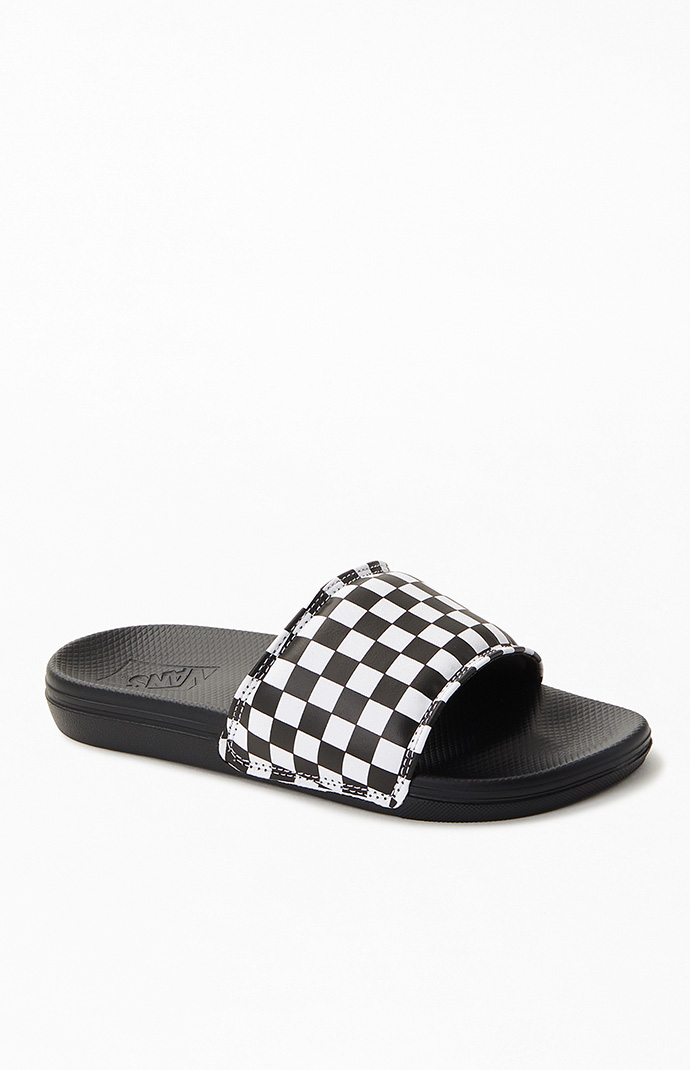 checker vans slides