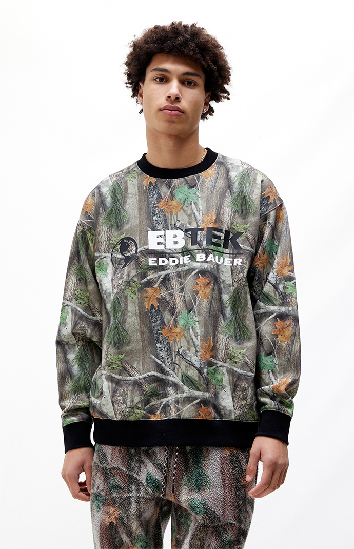 Eddie Bauer Print Sweat Shirt XXS Eddie Bauer Printed Sweatshirt - L