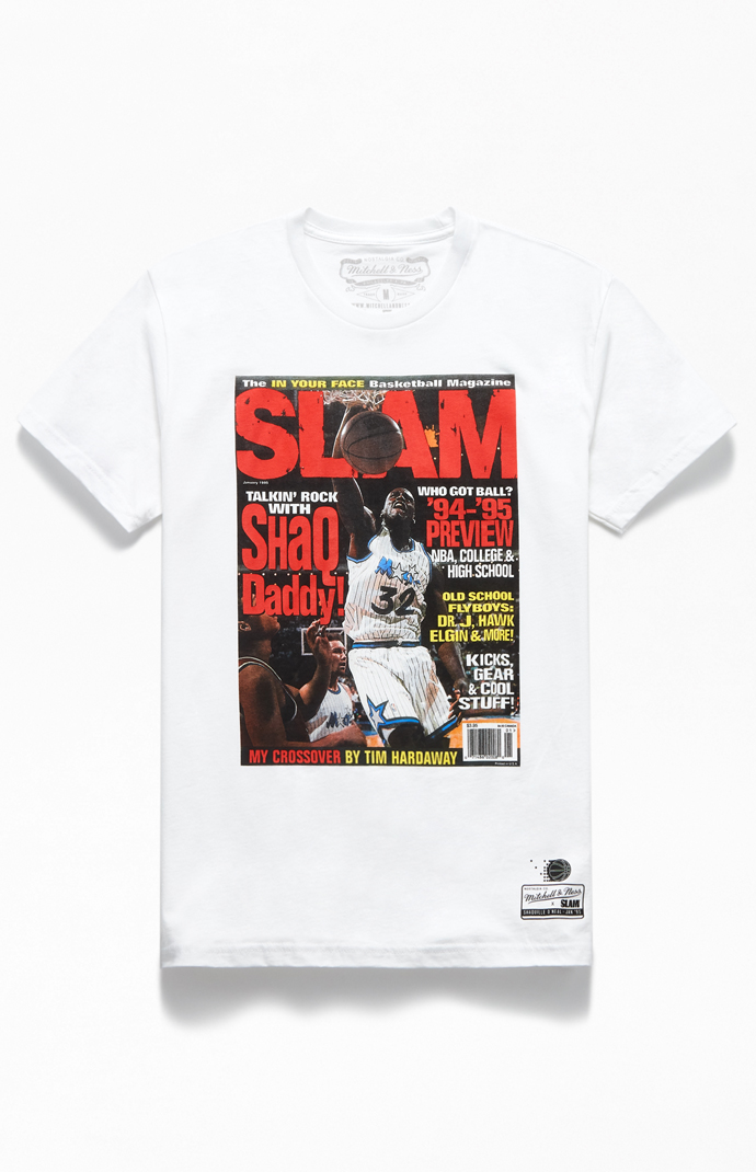 Mitchell & Ness Slam Cover 3 Shaq T-Shirt | PacSun