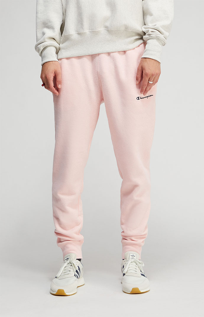 Pink champion deals sweatpants