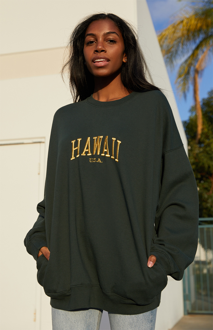 crewneck green