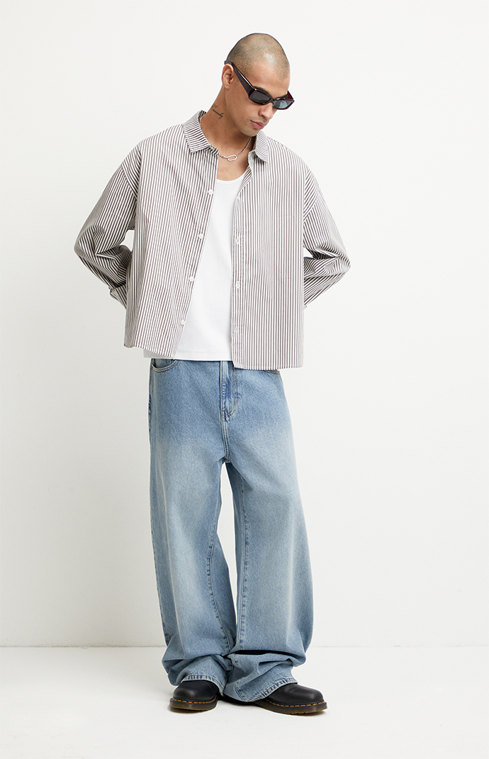 Pacsun Blake Extreme Baggy Jeans Light Indigo | Pacsun
