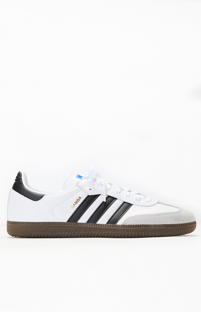adidas White & Black Samba OG Shoes | Pacsun