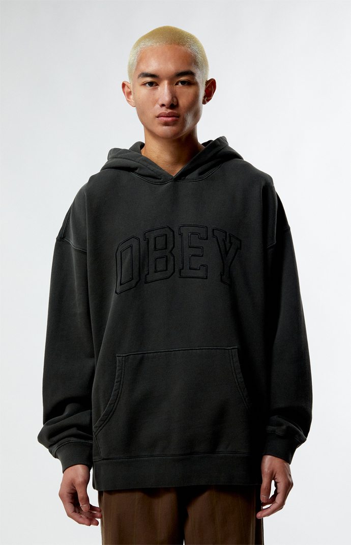Obey Pigment Collegiate Extra Heavy Crew Neck Sweatshirt PacSun