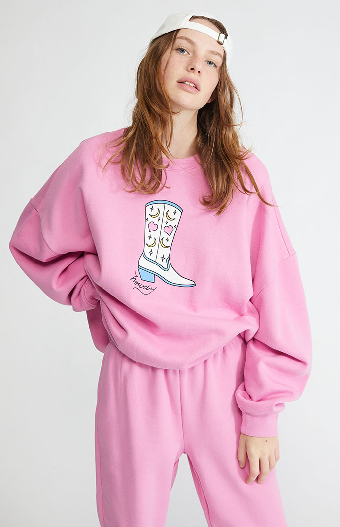 Pacsun pink hoodie top