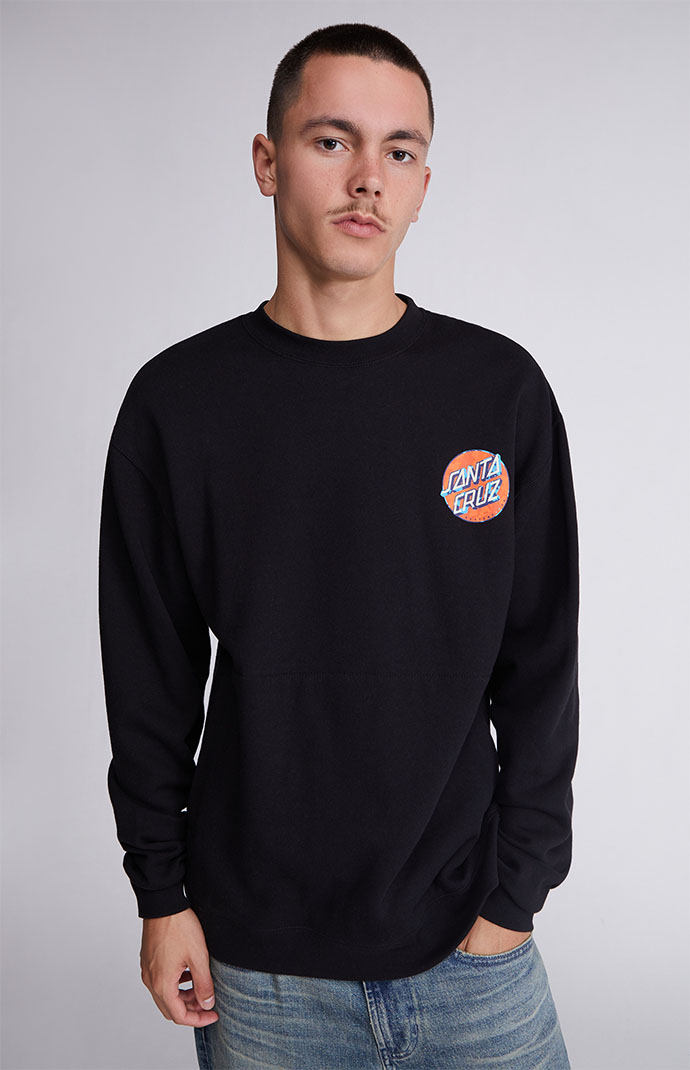 Washed Dot Crew Neck Sweatshirt | PacSun