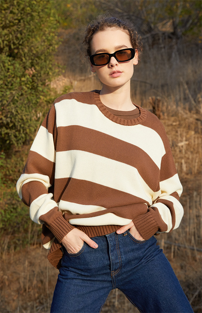 Pacsun striped sweater store
