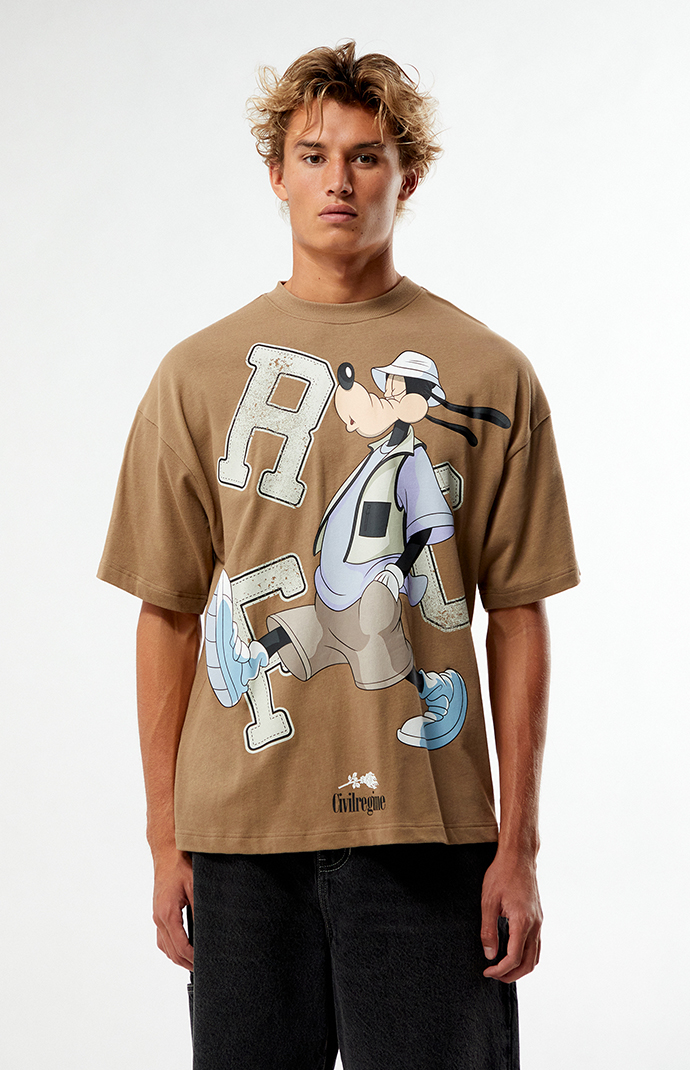 その他 DIS TEE GOOFY BLACK XL adidas originals x Crossover Disney Goofy Tee Side Large