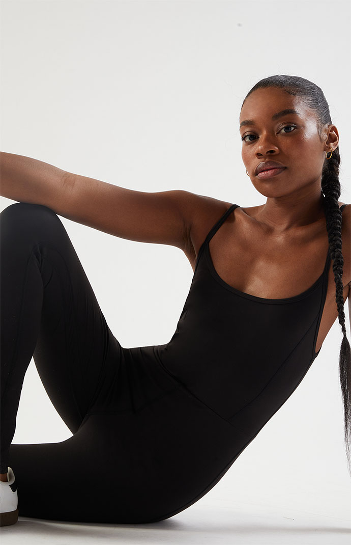 PAC 1980 PAC WHISPER Black Active Simone Jumpsuit | Pacsun
