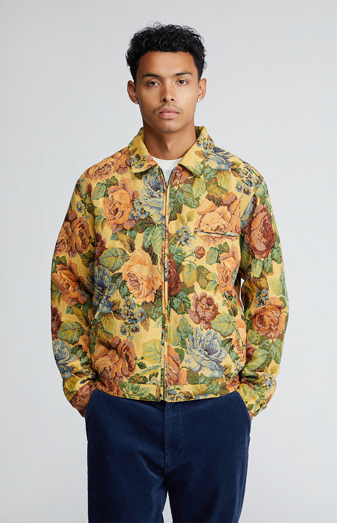 Pacsun Jacquard Floral Gas Jacket | Pacsun