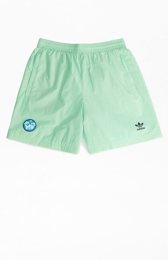 adidas Recycled Happy Earth Nylon Shorts PacSun