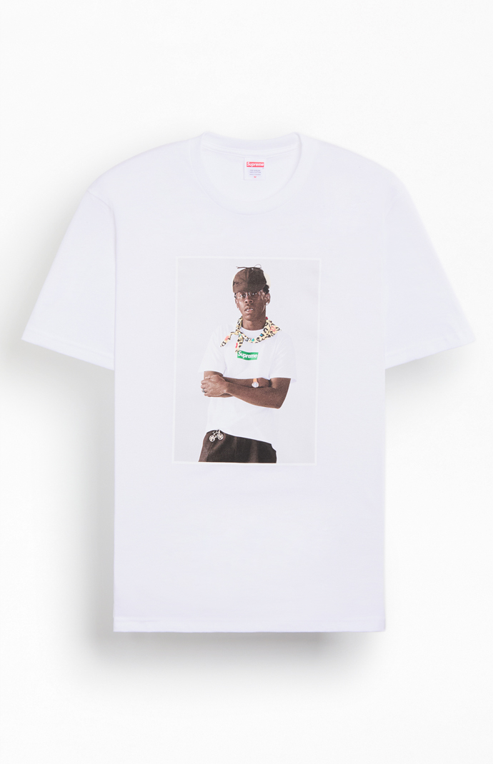 Supreme White Tyler The Creator T-Shirt | Pacsun