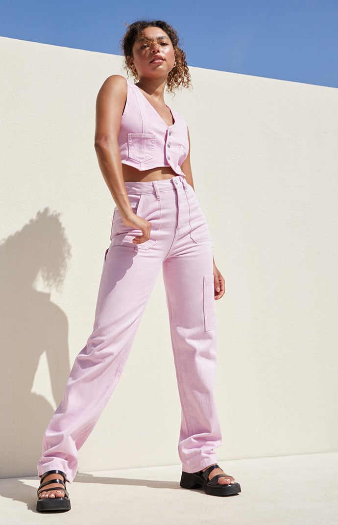 PacSun Pink '90s Baggy Cargo Pants