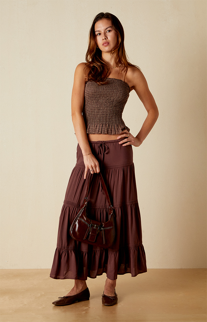Your Favorite Plaid Smocked Tube Top | Pacsun