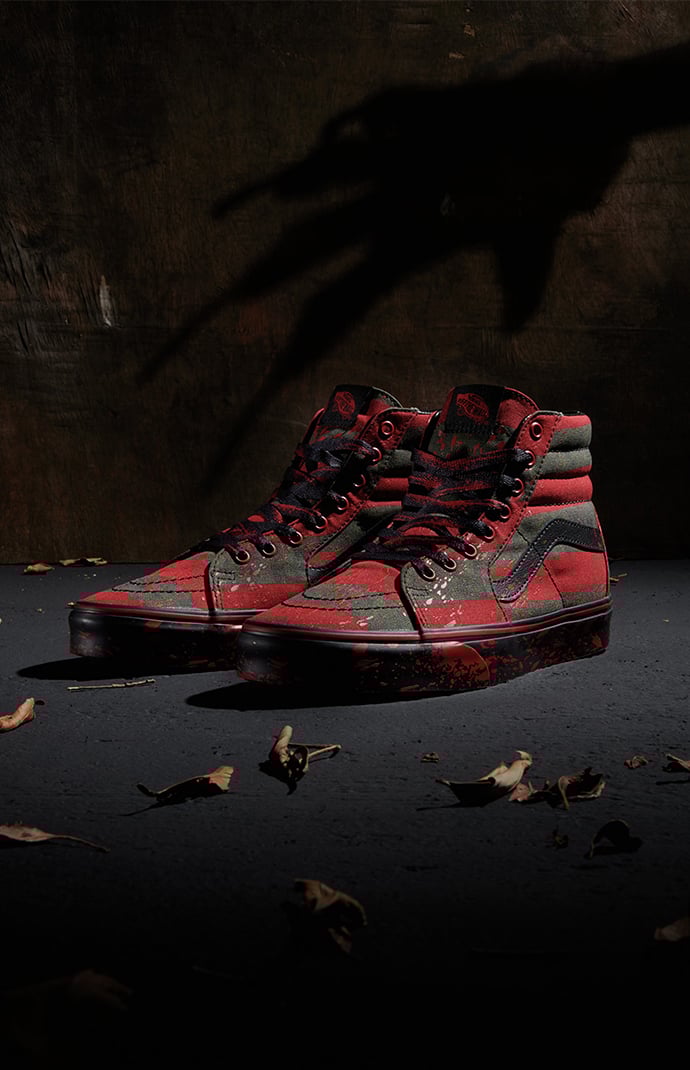 Freddy krueger high top vans Clearance