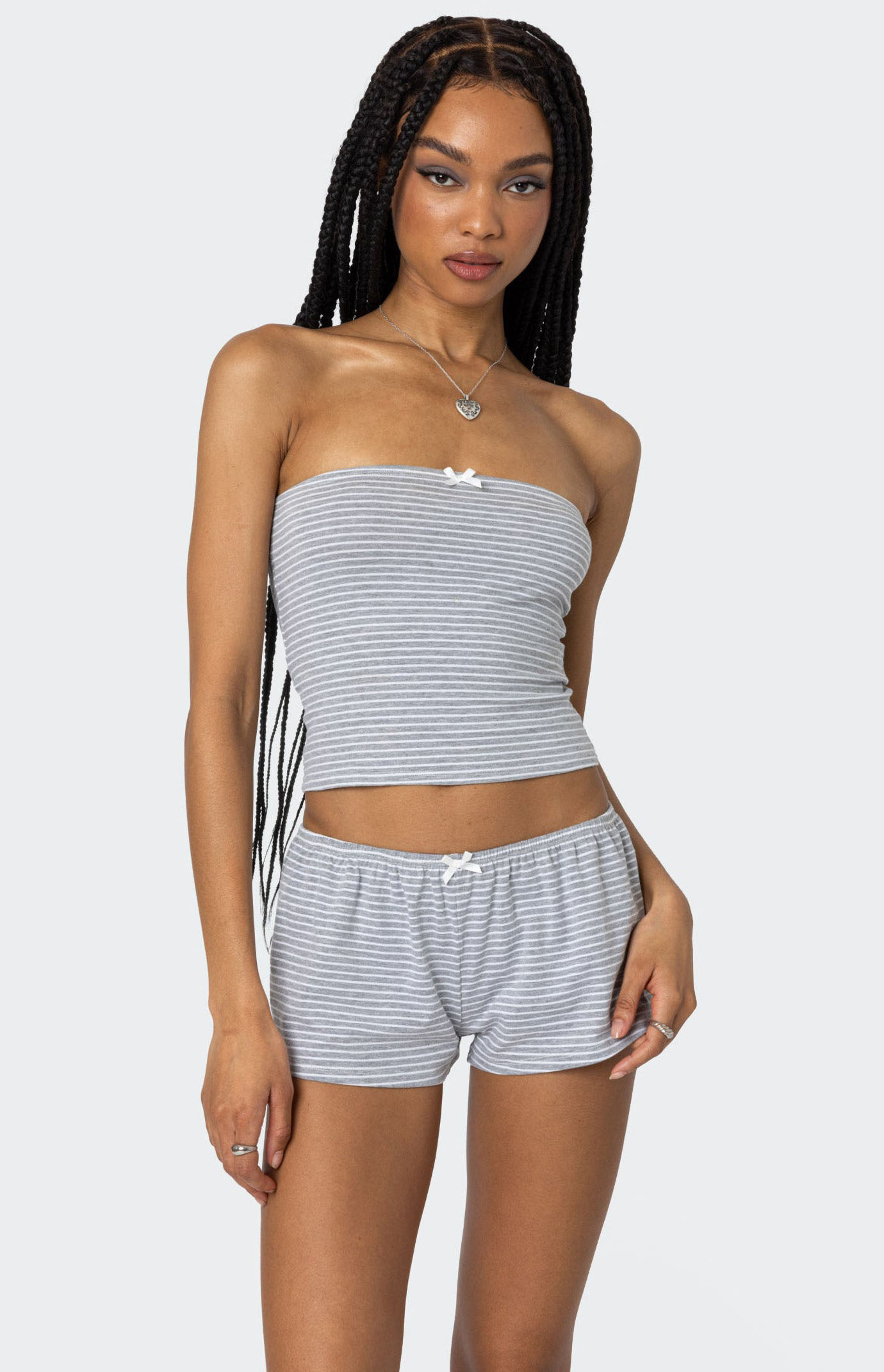 ★ ENZO BLUES★ Striped Tube Top Multi Stripe 253STBTOP000 Edikted Astor Striped Tube Top | PacSun