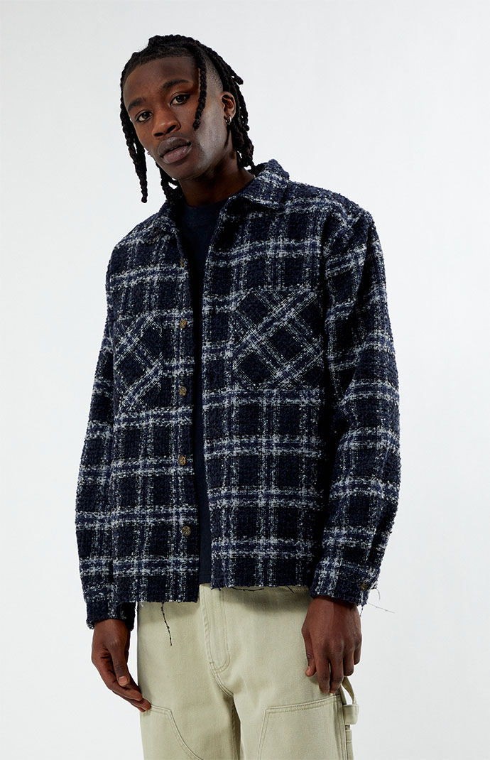 PacSun Wooly Shadow Plaid Classic Shirt | PacSun