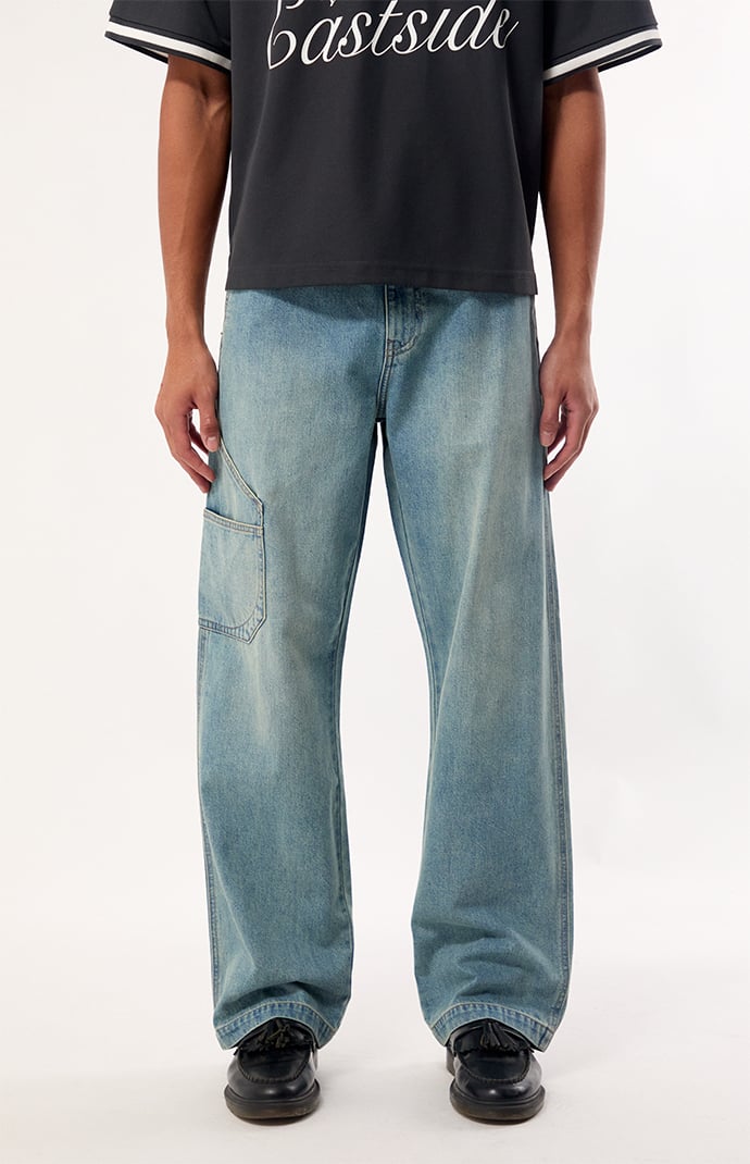 Pacsun Dylan Baggy Jeans Keychain Embroidered Carpenter Medium