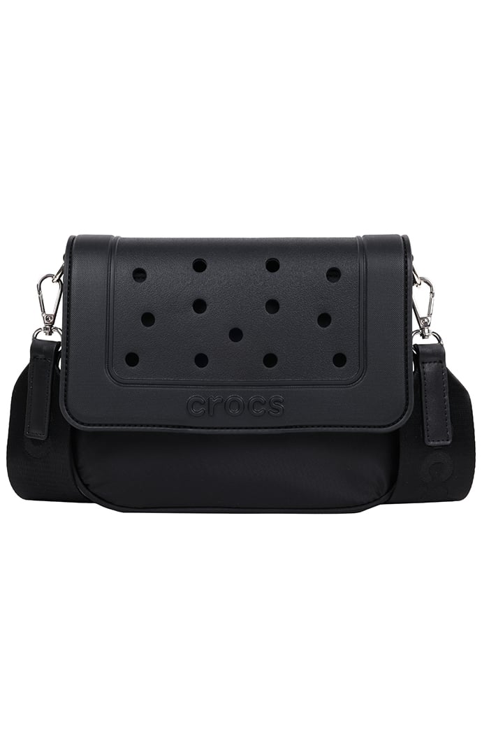 Crocs Black Classic Molded Crossbody Bag | Pacsun