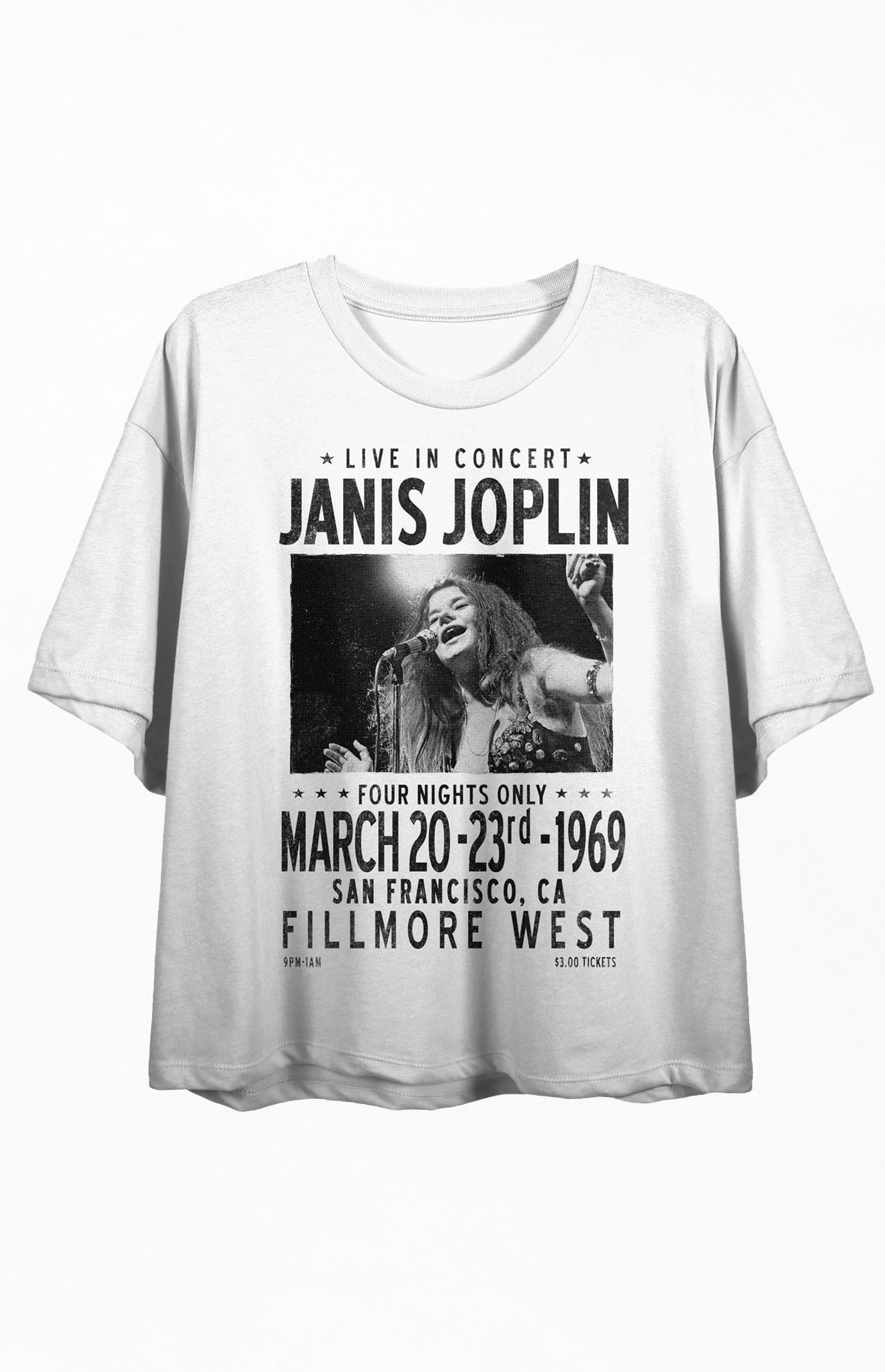 Janis Joplin Cropped T-Shirt | PacSun