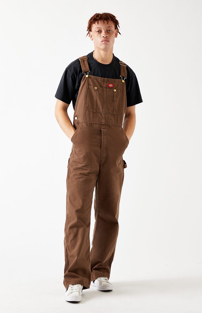 Chocolate brown overalls clearance