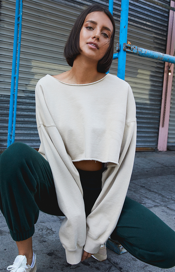 john galt brown pullover sweatshirt