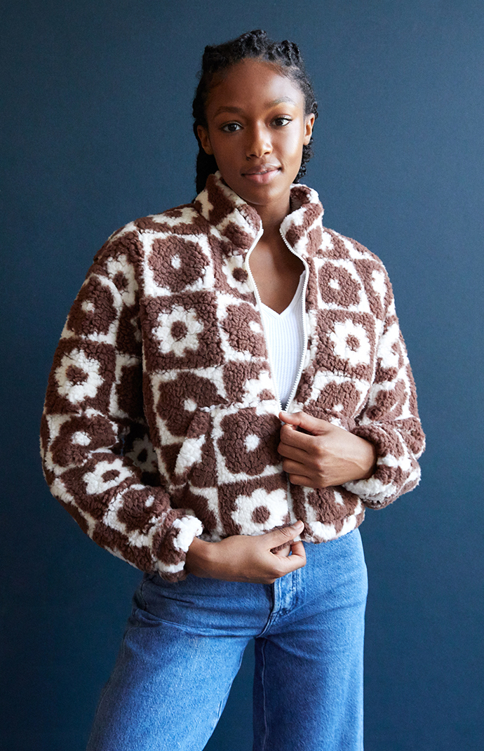 Printed sherpa discount