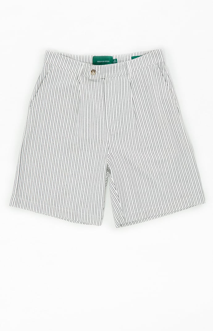 FIELD OF STUDY by Pacsun Striped Linen Baggy Shorts | PacSun