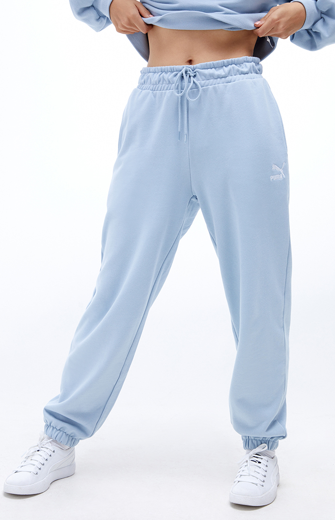 puma sweatpants blue