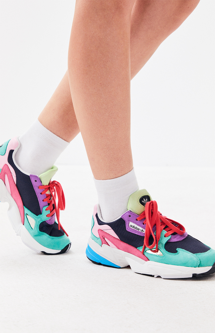 adidas Women s Multi Falcon Sneakers PacSun PacSun