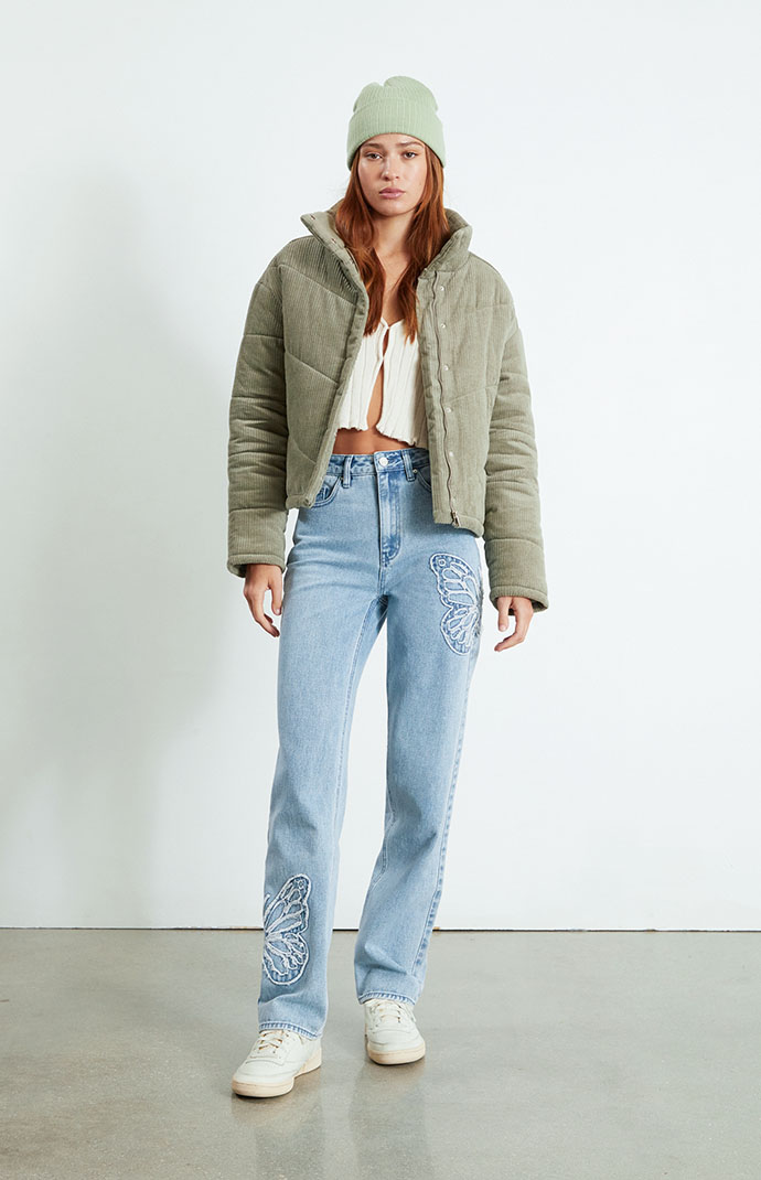 Pacsun butterfly hoodie top