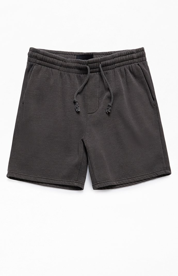 Pacsun white heather fleece volley shorts sales