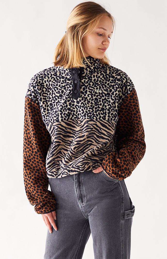 Vans Wild Patchwork Sweatshirt PacSun