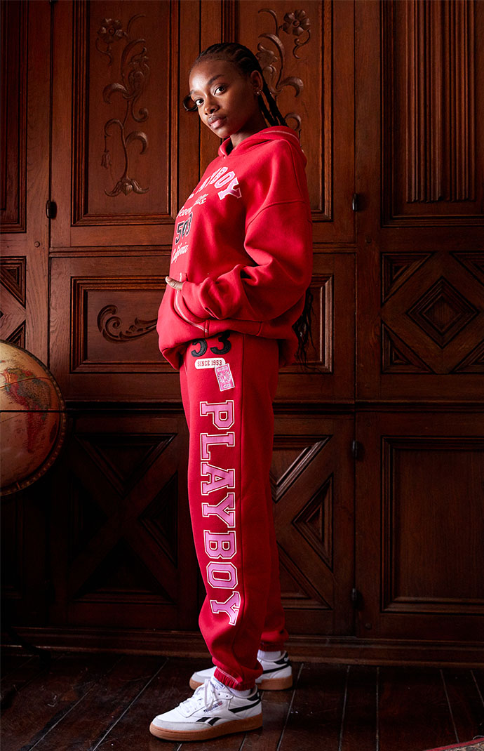 Playboy PacSun Red Sweatpants | PacSun