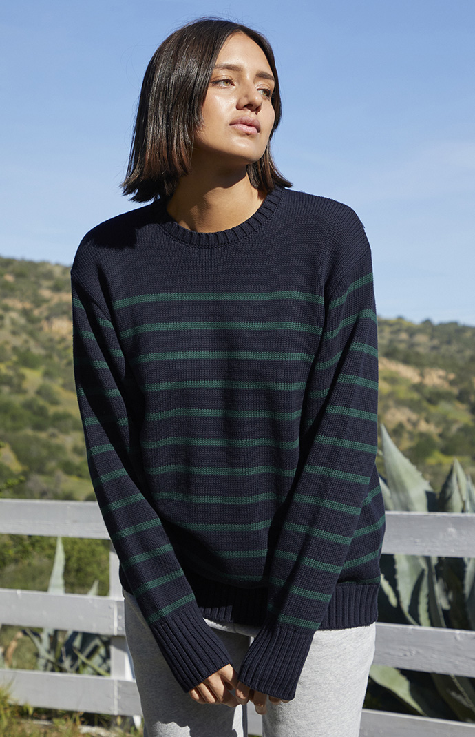Blue green sweater sale