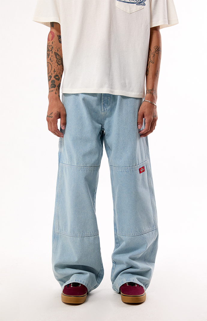 Dickies Light Blue Double Knee Loose Straight Jeans | Pacsun