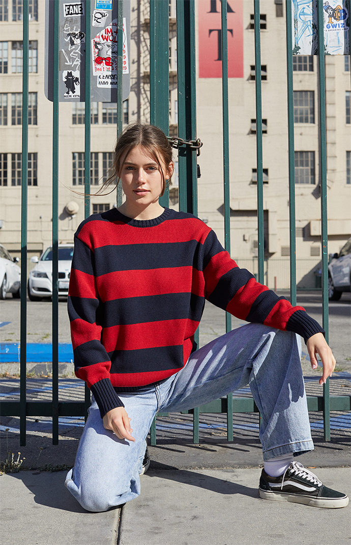 John Galt Striped Brianna Sweater PacSun