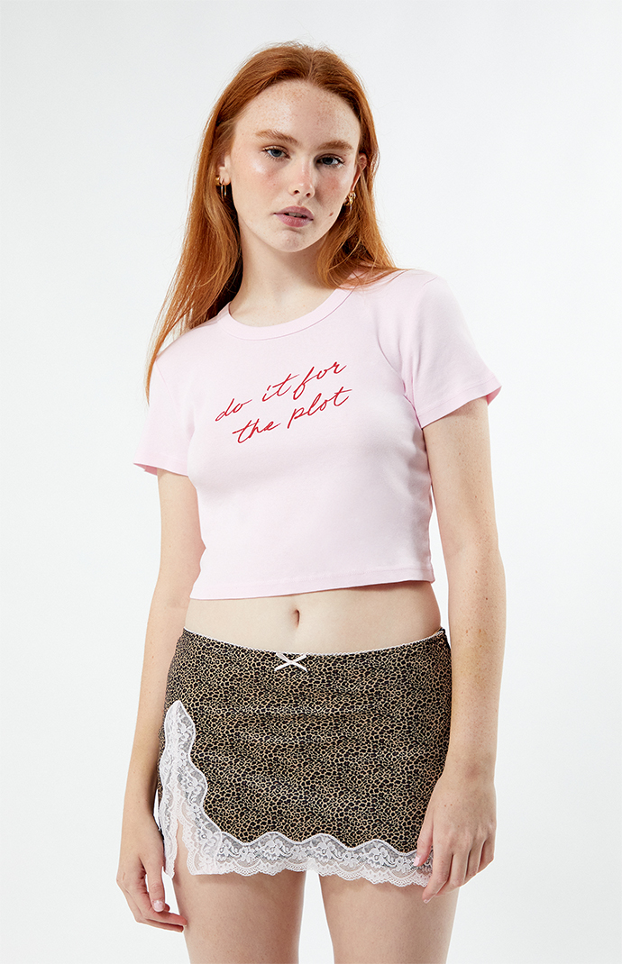 Leopard skirt pacsun best sale