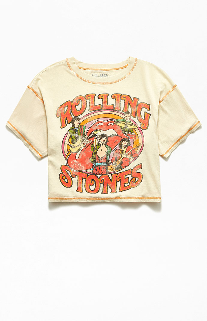 Rolling Stones Cropped T Shirt PacSun