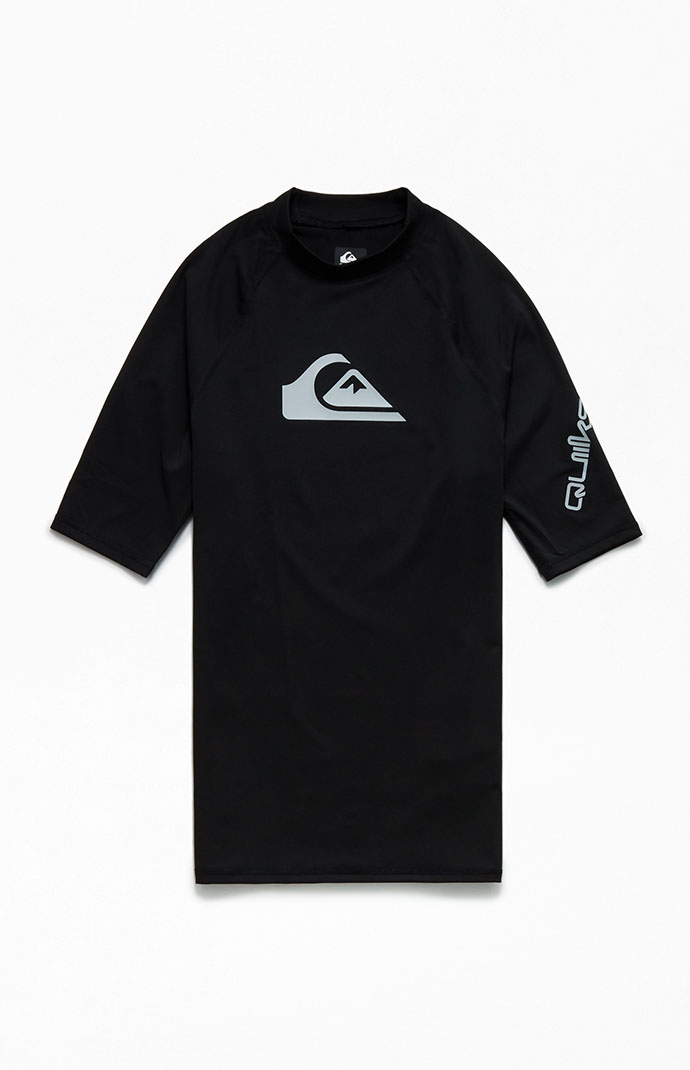 【QUIKSILVER】Men's loose fit rash guard MT931BQS Quiksilver Mens Snug Fit Long Sleeve UV Protection Rashguard