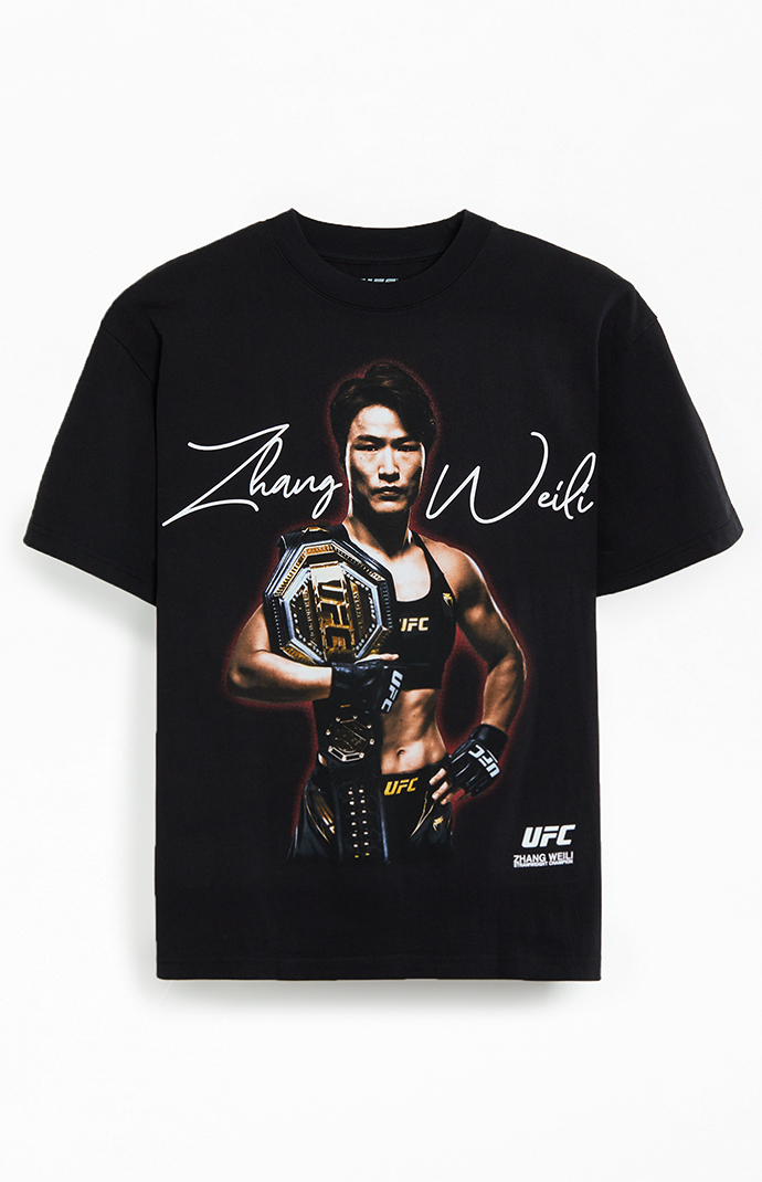 【UFC】 不可抗力short sleeve tee whiet★正規品 ★追跡可 UFC UFC Zhang Weili Oversized T-Shirt | PacSun