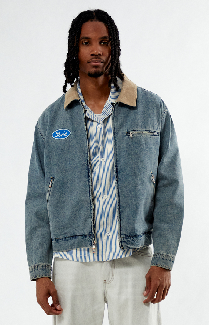 FORD Denim Gas Jacket | Pacsun